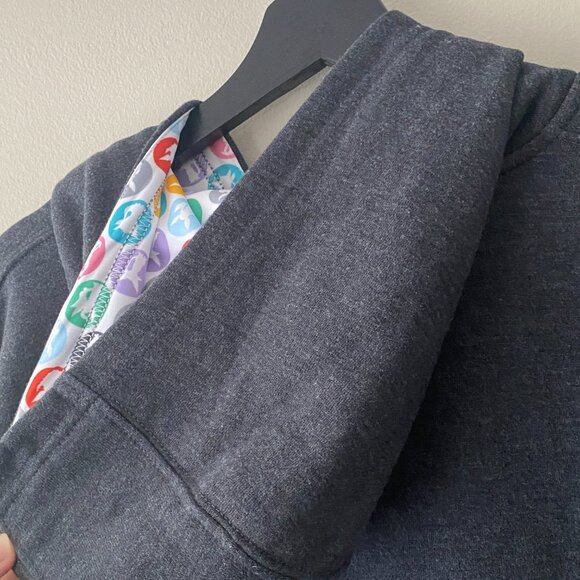 Pokémon Center 2016 Grey Multicolour Hood Eevee Evolutions Zip Up Hoodie - Picture 10 of 15